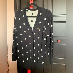 ✨Fred Perry cardigan ✨ over size fit